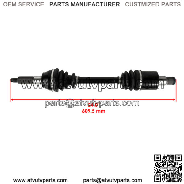 Front Rear Left Right Complete CV Joint Axles for Polaris RZR 800 EFI 2008-2010 - Image 2