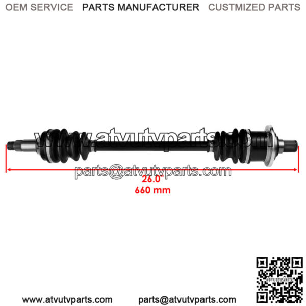 Rear Left Or Righte CV Joint Axle for Arctic Cat Prowler Hdx 500 4X4 2014 2015 - Image 2