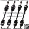 Complete CV Axle Set for 2007-2013 Yamaha Grizzly 700
