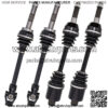 Complete CV Axle Set for 2004 Polaris Sportsman 400 500