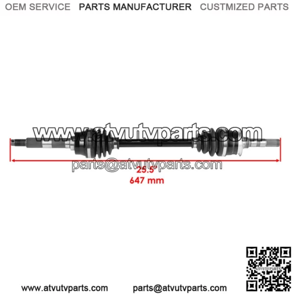Front Right Complete CV Joint Axle for Kawasaki Mule 2510 KAF620A 4X4 2000 - Image 2