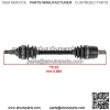 CV Axles For Honda Foreman Rubicon DCT EPS TRX500FA 2019 Rear And Front - Image 2