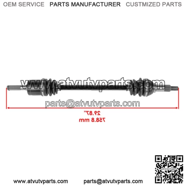 Front CV Axles For Can-Am Traxter Max HD9 HD10 2018-2023 Left And Right - Image 2
