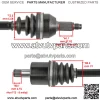 Rear Right CV Axle For Honda Pioneer 1000-5 SXS1000M5 Deluxe 2017-2021 - Image 3