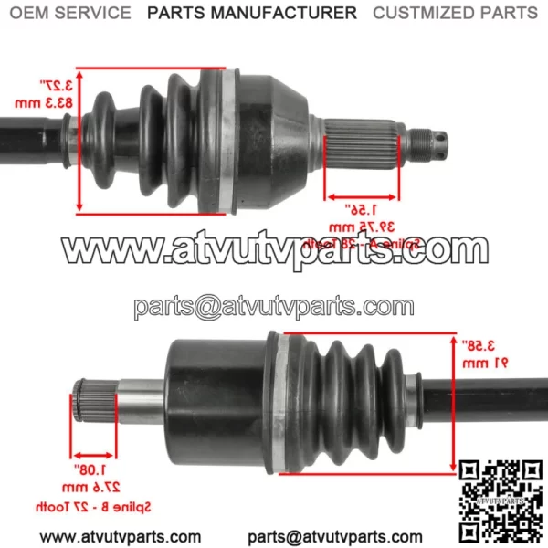Rear Right CV Axle For Honda Pioneer 1000-5 SXS1000M5 Deluxe 2017-2021 - Image 3