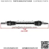 Front Left CV Axle For Kawasaki Teryx4 800 KRT800 2014-2023 - Image 2