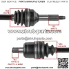 Rear CV Axle For Kawasaki Teryx 800 KRF800 LE 2014-2021 SidexSide - Image 3