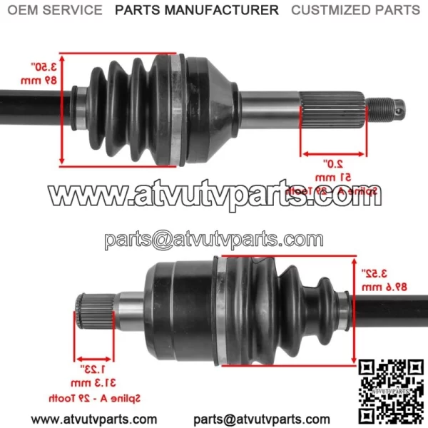 Rear CV Axle For Kawasaki Teryx 4 750 KRT750 4x4 EPS Realtree AGP HD 2012-2013 - Image 3