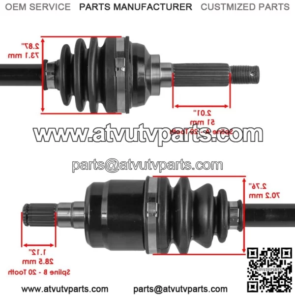 54902-38F23 54901-38F23 Front Left And Right CV Axles For Suzuki 05-2007 - Image 5