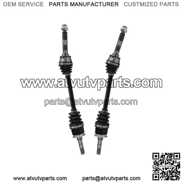 Front CV Axle Shafts Pair 2 for 2009-2019 2020 Kawasaki KAF620 Mule 4010 4x4
