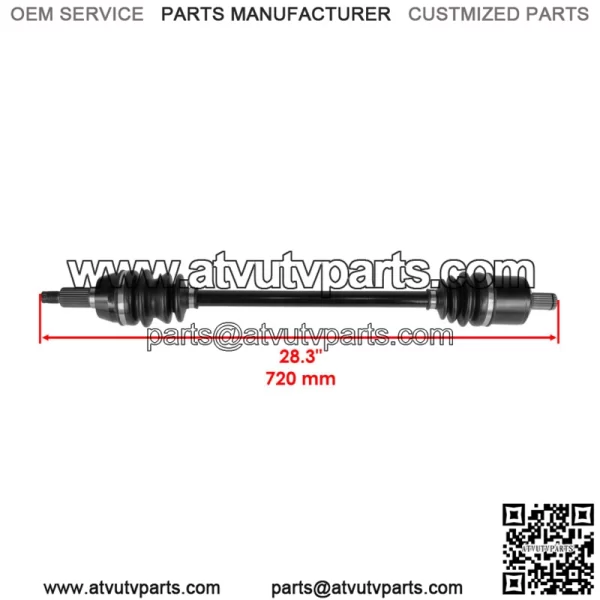 Front Rear Left Right Axles for Polaris Ranger 1000 / Crew 1000 Dsl / XP 1000 (For: Polaris) - Image 2
