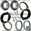 Front Strut Coil w/ Seals & Bearings for Polaris Big Boss 250 1991-1993