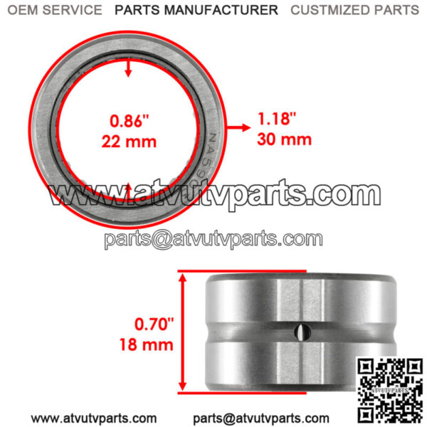 Rear Differential Bearing Seal Kit for Yamaha Rhino 660 YXR660F 4X4 2004 - 2007 - Image 3