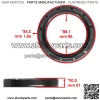 Rear Wheel Axle Bearing w/Seal For Can-Am CanAm Bombardier DS650 2000-2007 - Image 3