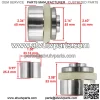 Front Differential Output Hub & Cage w/Sprague for Polaris Scrambler XP1000 2014 (For: Polaris) - Image 2
