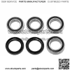 Rear Wheel Axle Bearings Seals Kit For Honda ATC250SX / Big Red 250 ATC250ES 1985 - Image 2