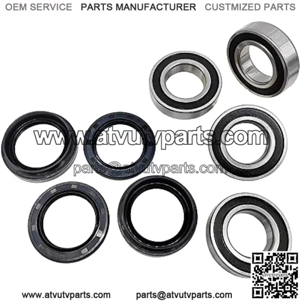 Front Wheel Bearing Seal Kits for Suzuki Quadrunner 250 500 Vinson 500 King Quad 250 300 400 Eiger 400 LT-F500F LT-A500F LT-F400 LT-F400F LT-4WD LTF-250 LT-F250F LTF300F LTF400F - Image 2