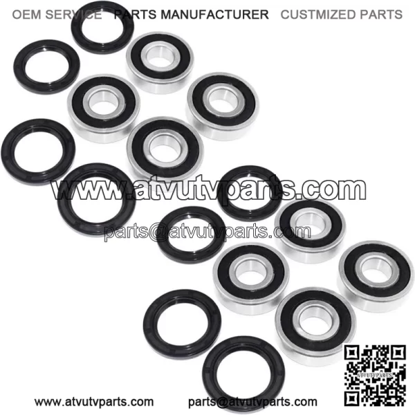 Yamaha Rhino 660 YXR660 Front & Rear Wheel Bearings Seals Kit and Gasket 04-007