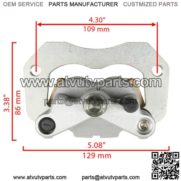 Rear Right Brake Caliper w/ Brake Pads for Polaris 1912275 - Image 2