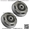 Rear Left and Right Brake Drum fits Kawasaki Mule 520 KAF300D 2000 2001