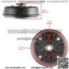 Rear Left and Right Brake Drum fits Kawasaki Mule 520 KAF300D 2000 2001 - Image 2