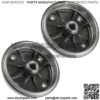 Rear Left and Right Brake Drum fits Kawasaki Mule 520 KAF300D 2000 2001 - Image 3