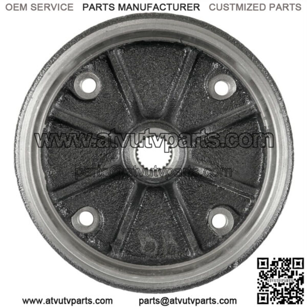 Rear Left or Right Brake Drum fits Kawasaki Mule 550 KAF300C 1997 1998 1999-2004 - Image 4