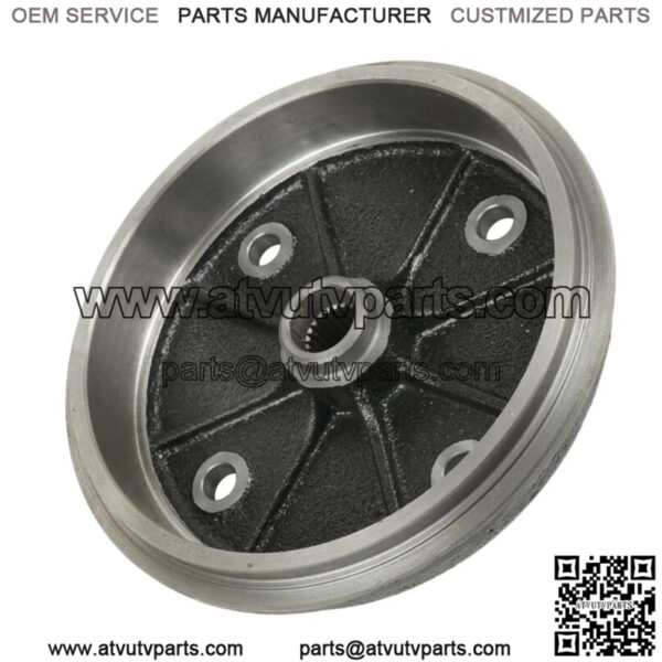 Front Brake Drum Hub for Kawasaki Mule 2500 KAF620C 4X4 1994 1995 1996-2000 - Image 2
