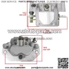 1XD-2580U-00-00 1XD-F582T-00-00 Front Right Brake Caliper Kit For Yamaha - Image 2