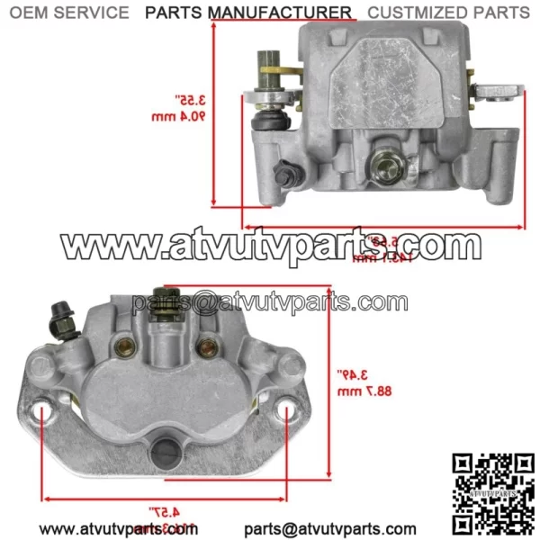 Front Left Brake Caliper Kit For Yamaha Viking 700 YXM700P 4x4 FI EPS 2014-2023 - Image 2