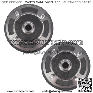 2X Front Brake Drums for Kawasaki Mule 3000 3010 4000 4010 Gas Diesel 2001-2008