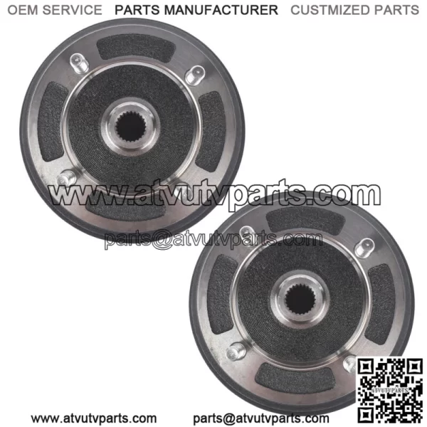 2X Front Brake Drums for Kawasaki Mule 3000 3010 4000 4010 Gas Diesel 2001-2008