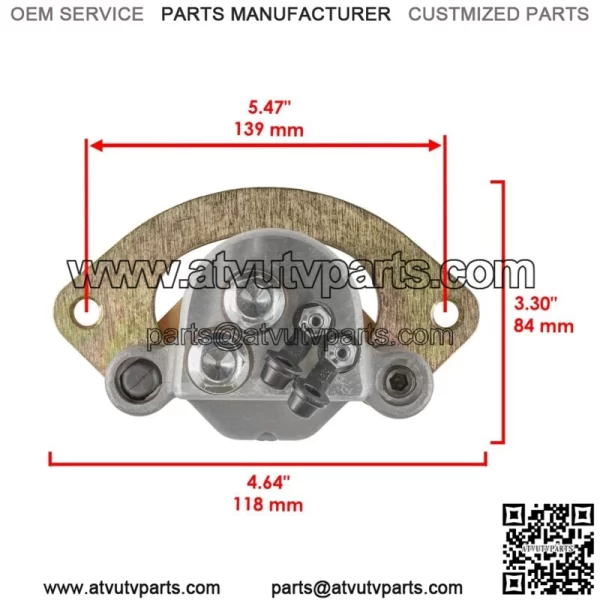 2x Rear Brake Disc & Caliper For Polaris Scrambler XP 1000 2014 (For: Polaris) - Image 3