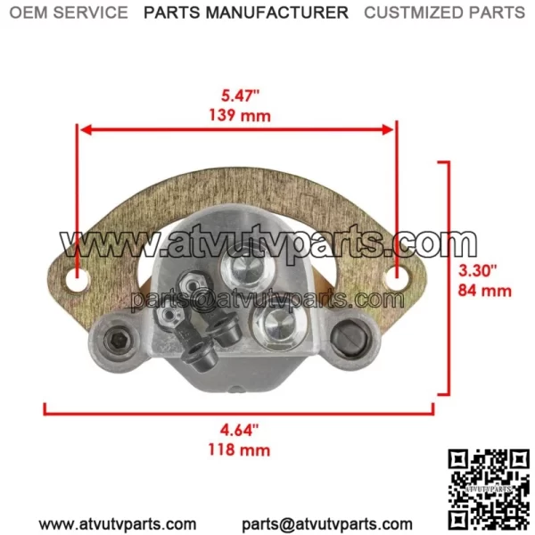 2x Rear Brake Disc & Caliper For Polaris Scrambler XP 1000 2014 (For: Polaris) - Image 4