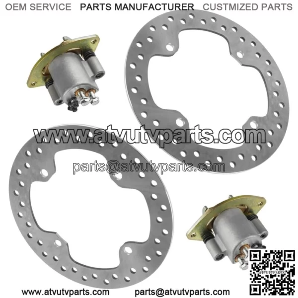2x Rear Brake Disc & Caliper For Polaris Scrambler XP 1000 2014 (For: Polaris) - Image 5