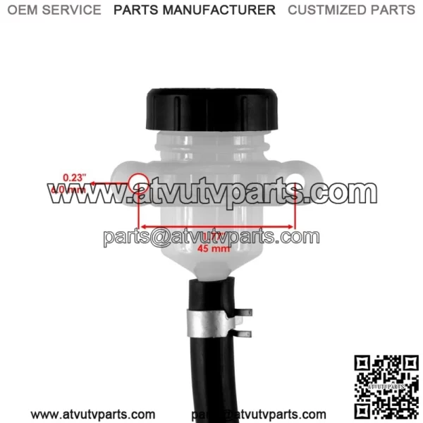 Rear Brake Disc and Master Cylinder Assy. for Polaris 1912301 5248250 (For: Polaris Sportsman 570) - Image 3
