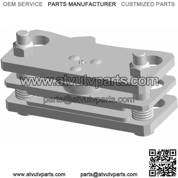 Polaris Off Road Brake Pad Caliper Assembly,  OEM Part 1913529, Qty 1