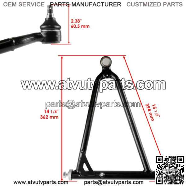 Front Upper Right A-Arm for Yamaha Raptor 660R 660 R YFM660R YFM660 R 2001-2005 - Image 2