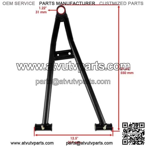 Front Right & Left Lower Control Arm For Polaris Ranger Crew XP 1000 2018 (For: Polaris) - Image 2