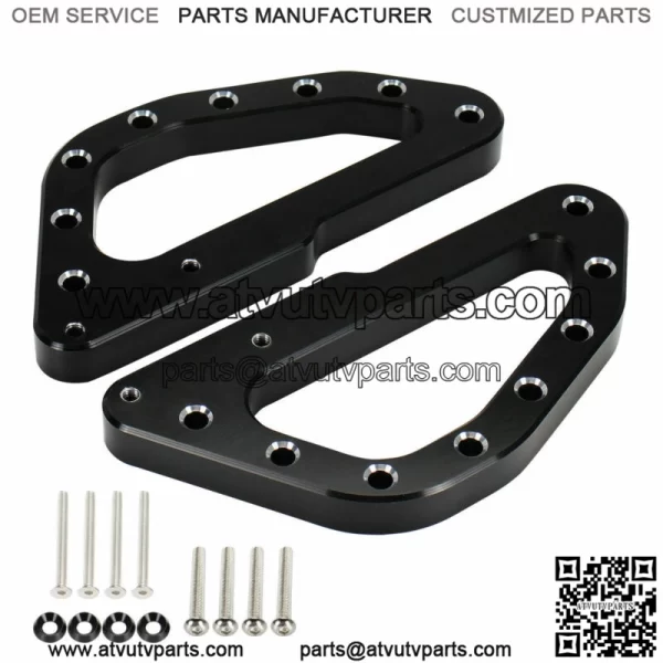 Grab Handle Hand Holder Grips Fit For CAN-AM Maverick X3 Max Aluminum Black - Image 2