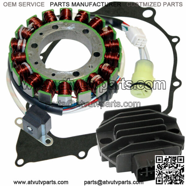 Stator And Regulator Rectifier W/Gasket for Yamaha Raptor 350 YFM350R 2004-2013