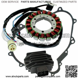 Stator & Regulator Rectifier for Yamaha Kodiak 400 YFM400 2000-2006 W/Gasket