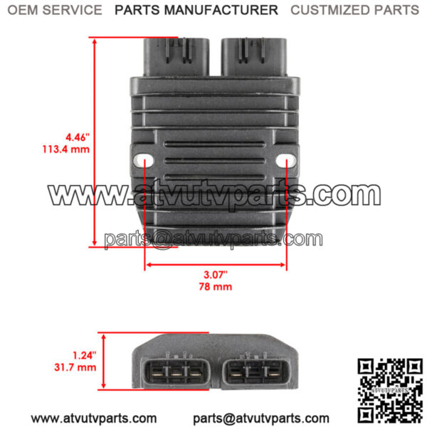 Stator Regulator Rectifier for Honda TRX420 FE Fm Te Tm Rancher 420 2007-2013 - Image 3