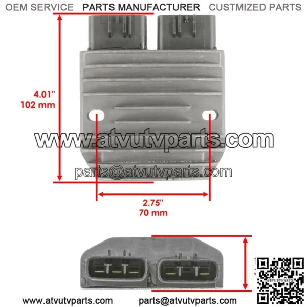 Regulator Rectifier Mosfet for Polaris Ranger 1000 Crew XP 2019-2020 4012941 (For: Polaris) - Image 4