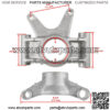 Rear Left Knuckle w/ Bearing Bushings fits Polaris Sportsman 550 2010 2011-2014 - Image 2