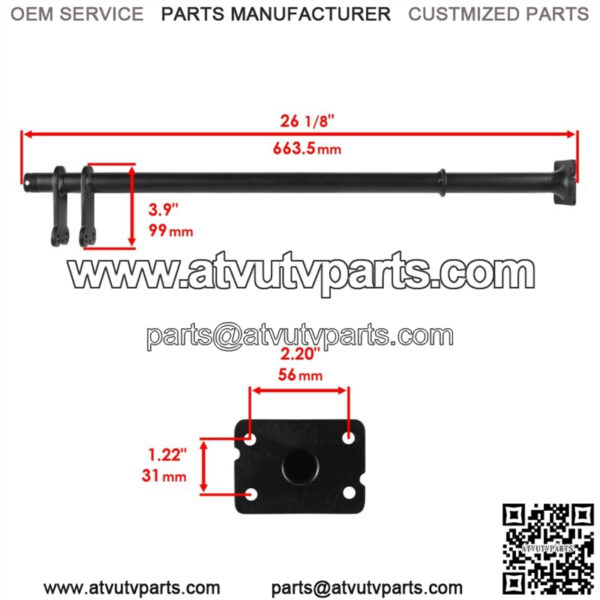 Steering Shaft Post fits Polaris Magnum 330 4x4 2003 2004 - 2006 Steering Column - Image 2