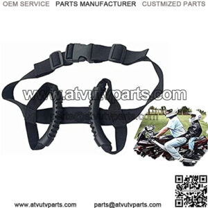 Passenger Safety Belt Handles for Motorcycle, Motocross, ATV, Scooter, Snowmobile Durable Reliable & Comfortable Safer Way to Ride with Passenger