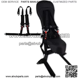 Bump Seat with Black Harness for Polaris RZR 2014+RZR 1000 or Turbo Models