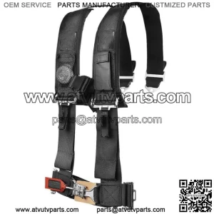 Pro Armor A114220 4pt Harness - Black (For: More than one vehicle)