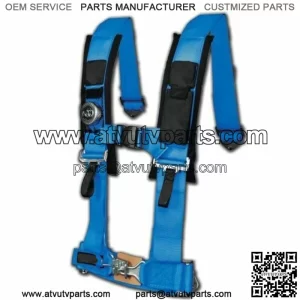 Pro Armor 4 Point 3" Harness Can-Am Maverick Commander Defender X3 1000 800 BLUE (For: More than one vehicle)
